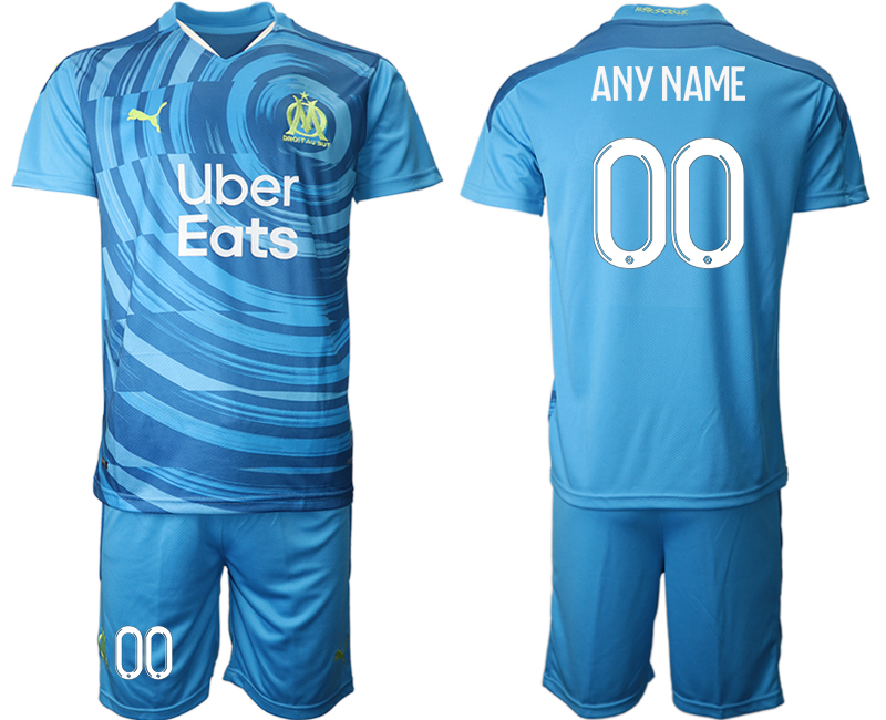 Cheap Men 2021 Olympique de Marseille away custom soccer jerseys